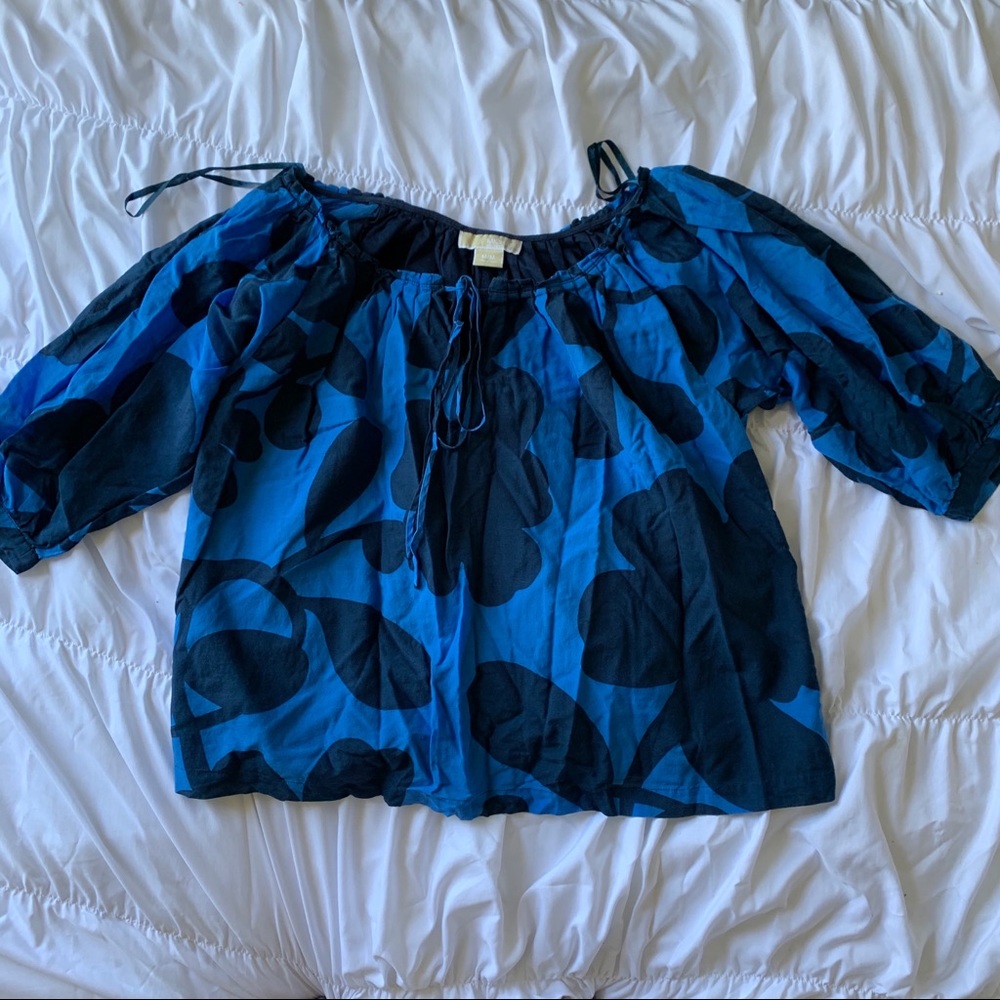 MICHEAL Micheal Kors Blue/Navy Blouse